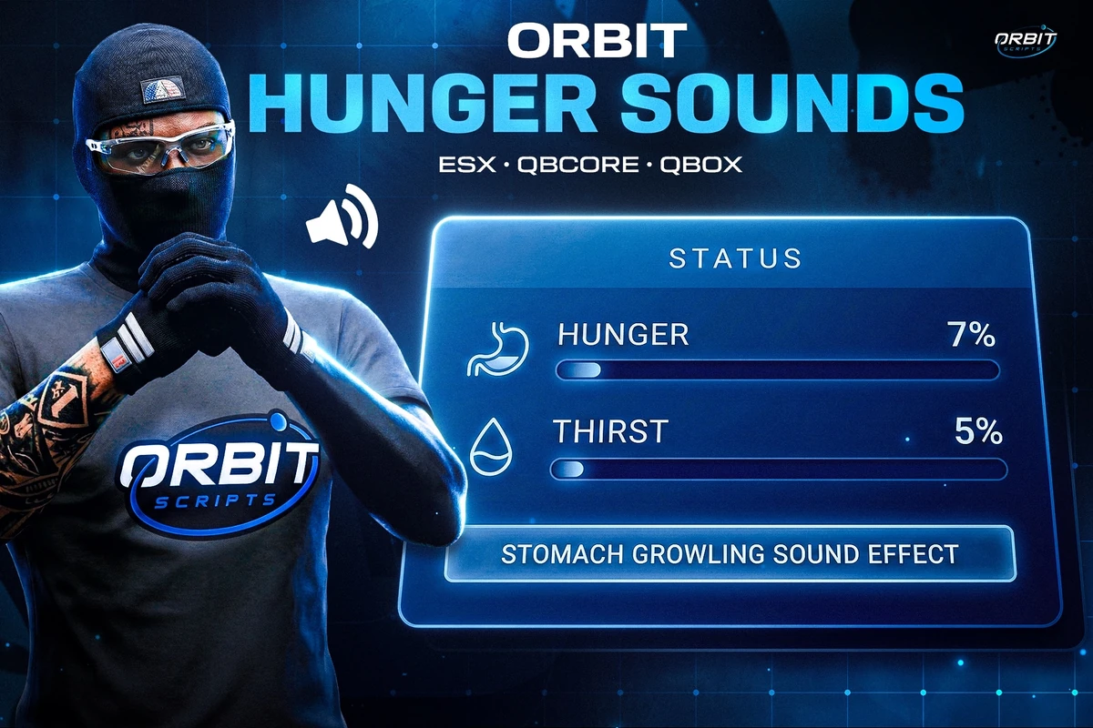 Hunger Sounds | ESX / QBCORE / QBOX