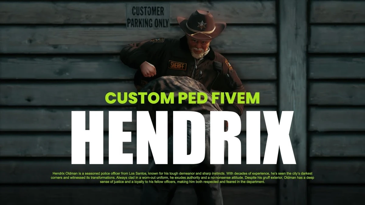 Hendrix Police [Add-On Custom Ped FiveM]