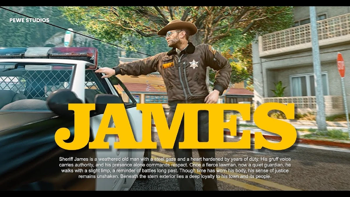 James [Add-On Custom Police Ped FiveM]