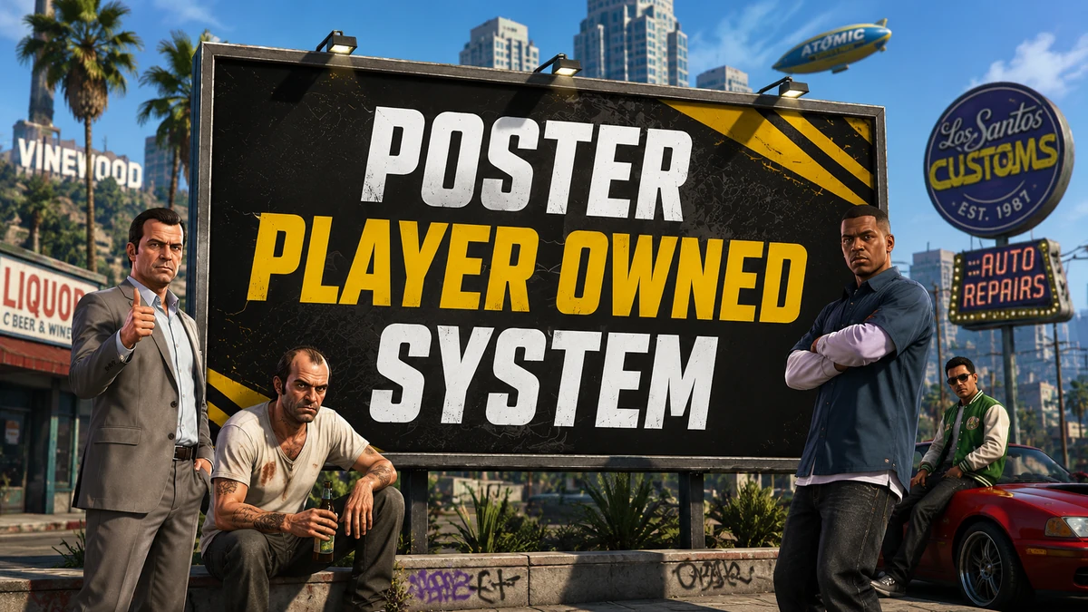 Poster Player Owned System FiveM | Open Source