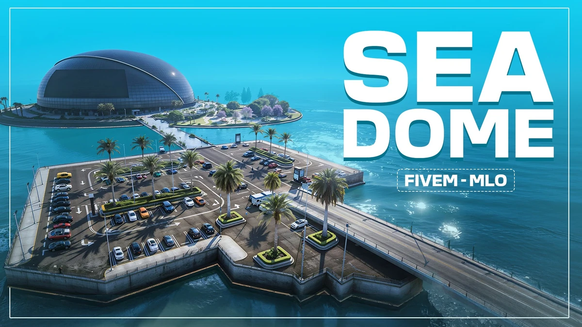 SeaDome V1 – Over-Ocean Dome MLO | Underwater Aquarium | 360° LED Interior | Custom Shops | FiveM (Open Source)