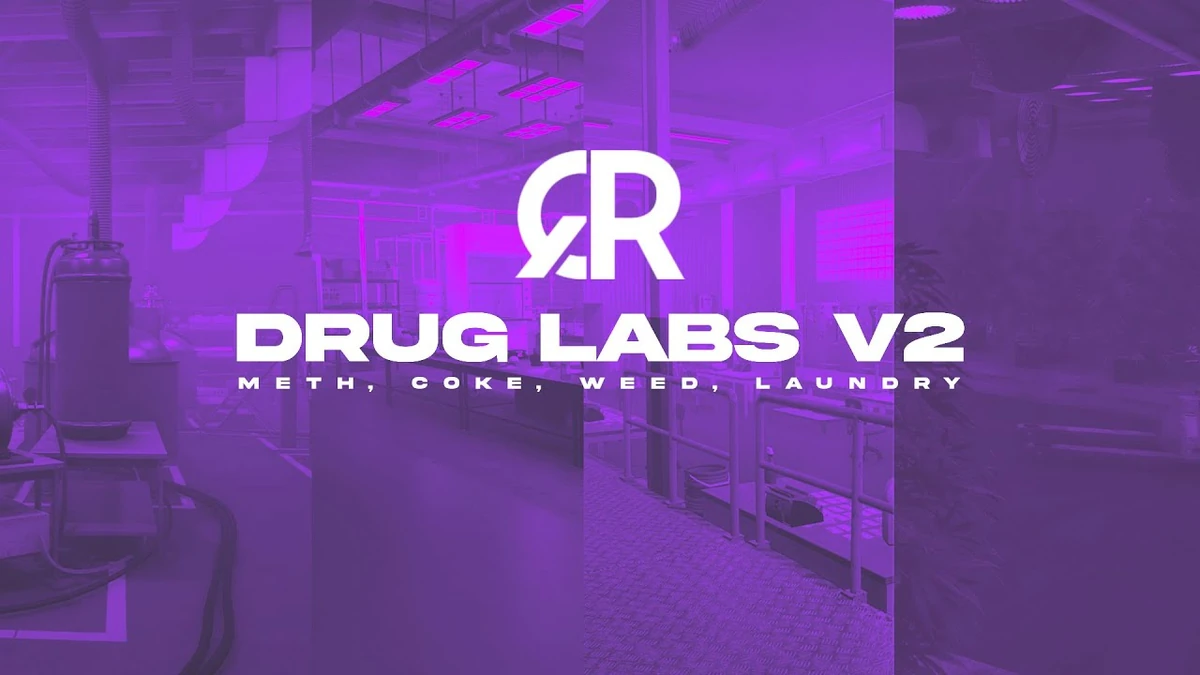 Drug Labs V2 MLO FiveM | Meth, Coke & Weed Labs | Open Source