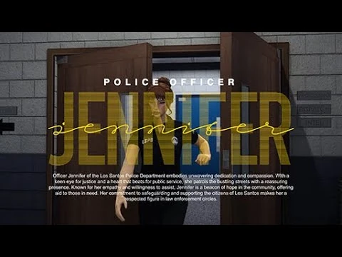 OFFICER JENNIFER [Add-On Custom Police Ped FiveM]