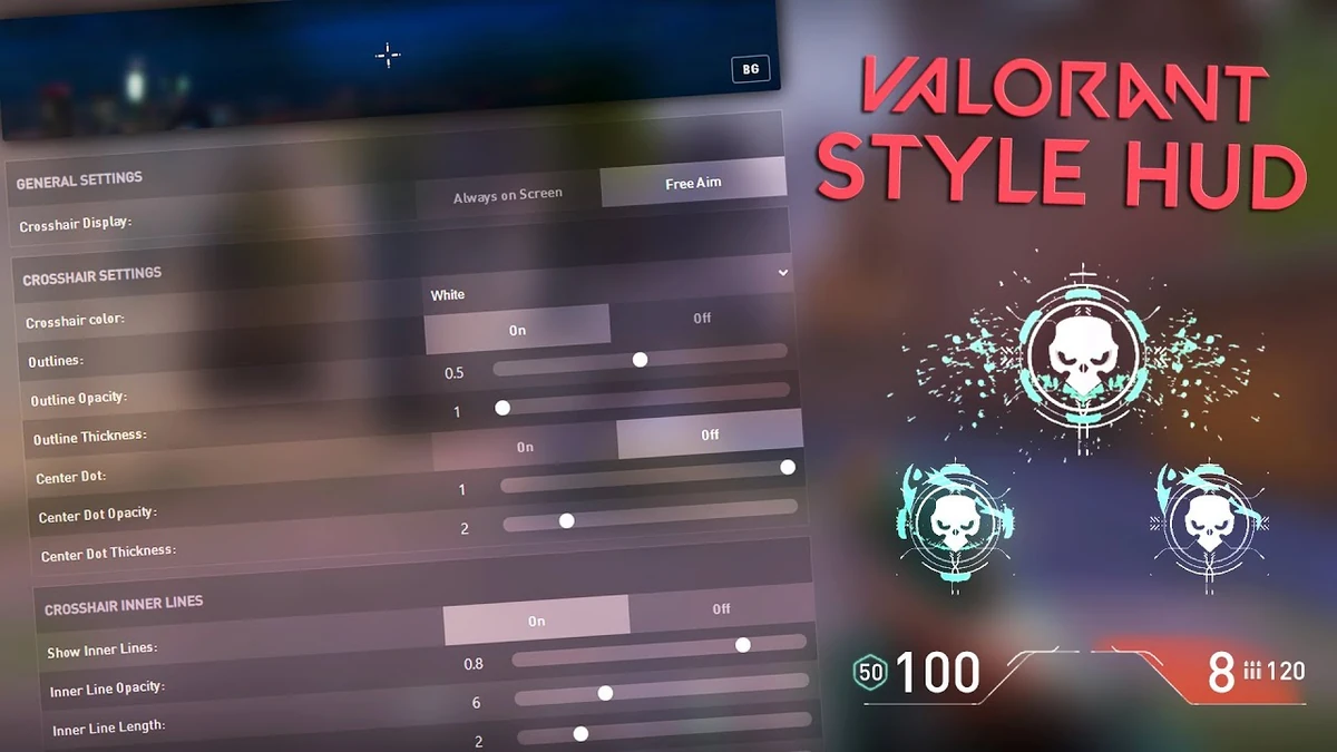 Valorant Style HUD FiveM | Open Source Standalone