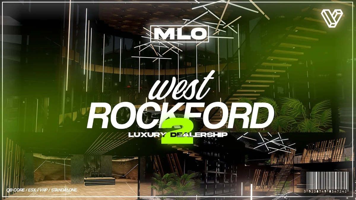 Exotic Dealership West Rockford 2 MLO FiveM | Modern Luxury Car Showroom | Open Source