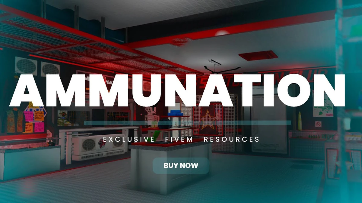 Ammu-Nation MLO – Fully Open Source | High-Quality Interior for FiveM