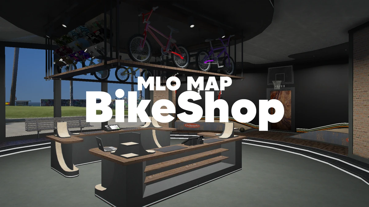 BikeShop MLO – Fully Open Source | FiveM Custom Interior