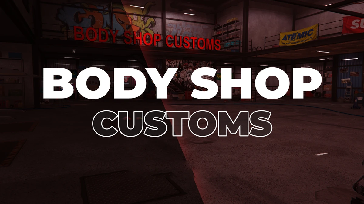 BodyShop Customs – Fully Open Source | FiveM GTA V MLO by BrambiShop