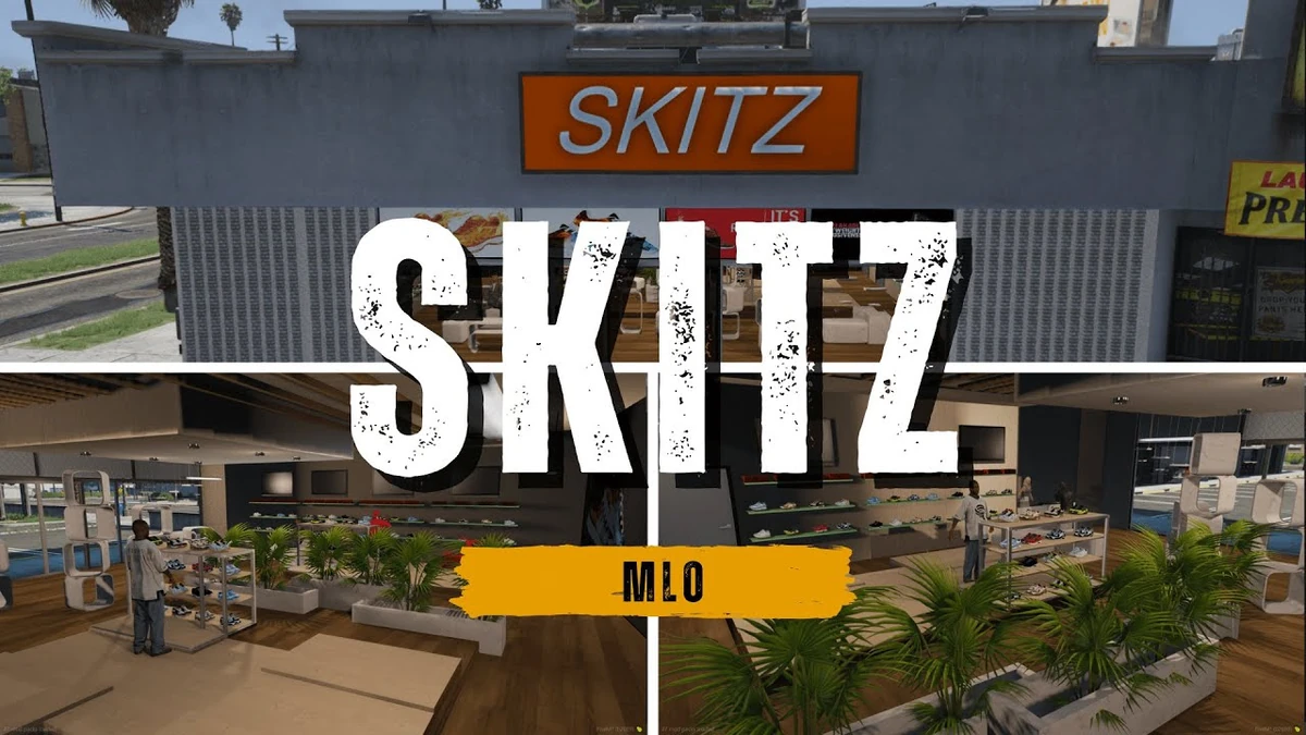 Skitz Shoes Store MLO FiveM | Open Source Sneaker Shop