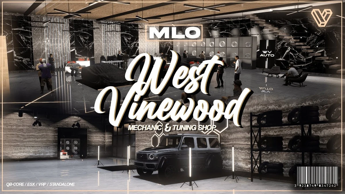 West Vinewood Auto MLO FiveM | Mechanic & Tuning Shop | Open Source