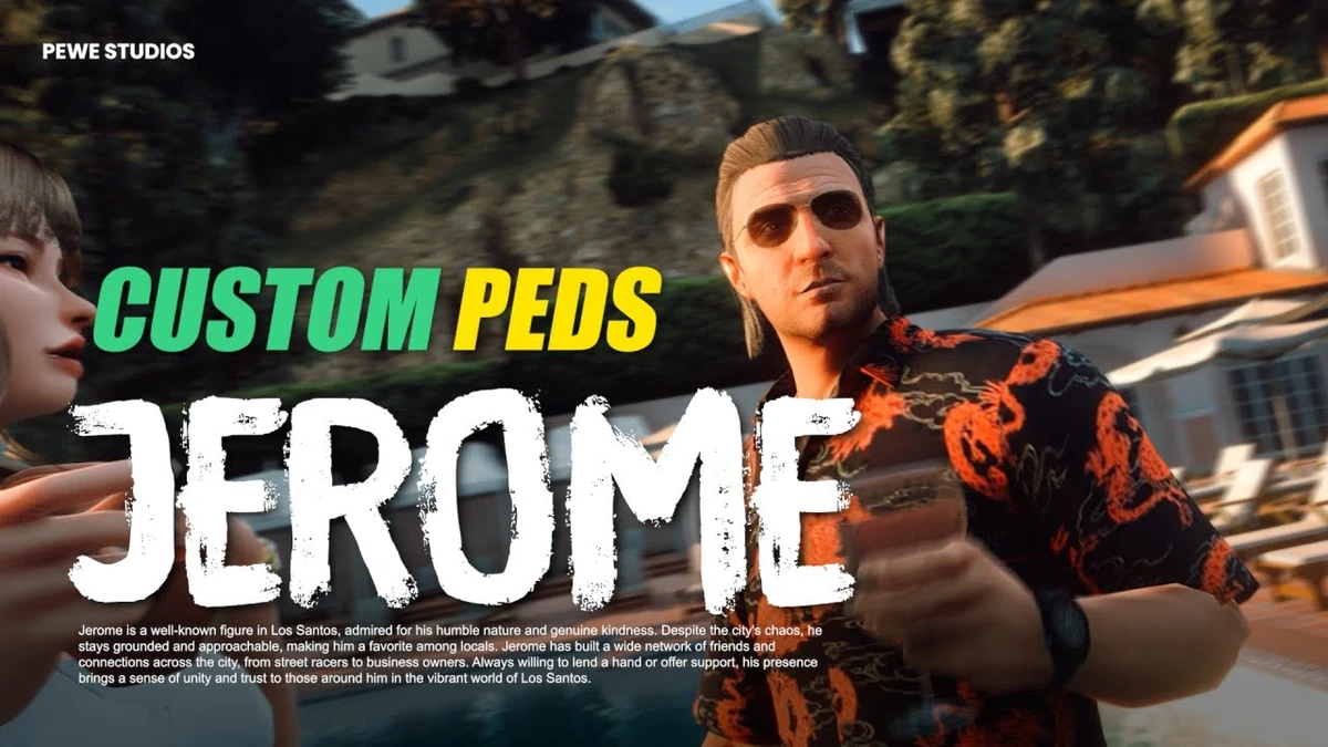 Jerome [Add-On Custom Ped FiveM]