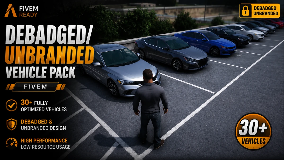 Debadged/Unbranded Vehicle Pack FiveM