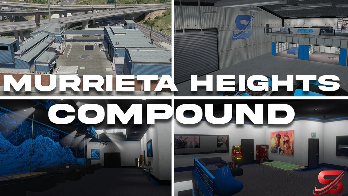 Murrieta Heights Gang Compound MLO FiveM | Open Source