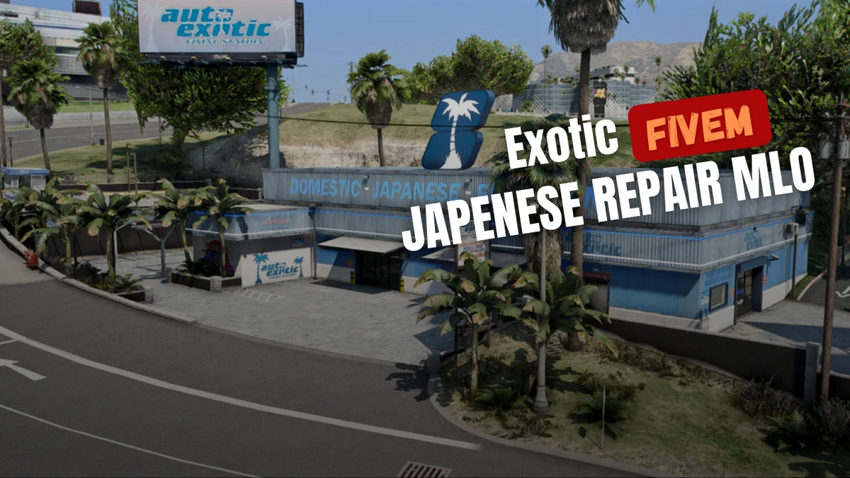Exotic Japenese Repair (FiveM) MLO/YMAP