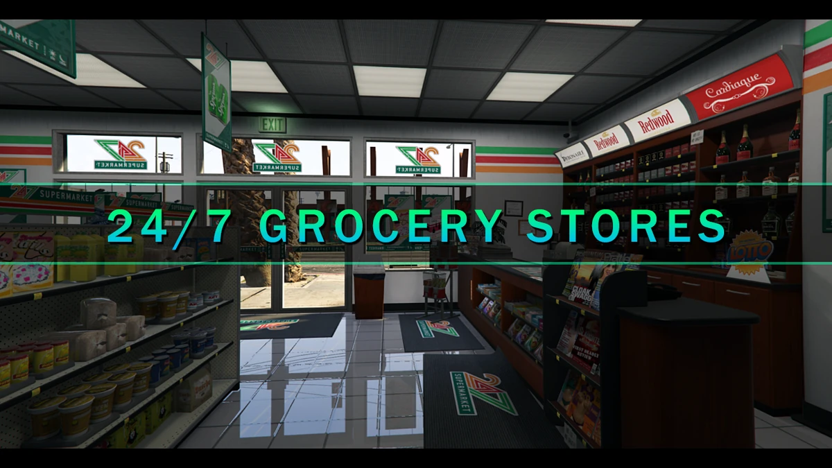 FiveM 24/7 Convenience Store Pack – Fully Open Source (8 Stores + 9 Locations)