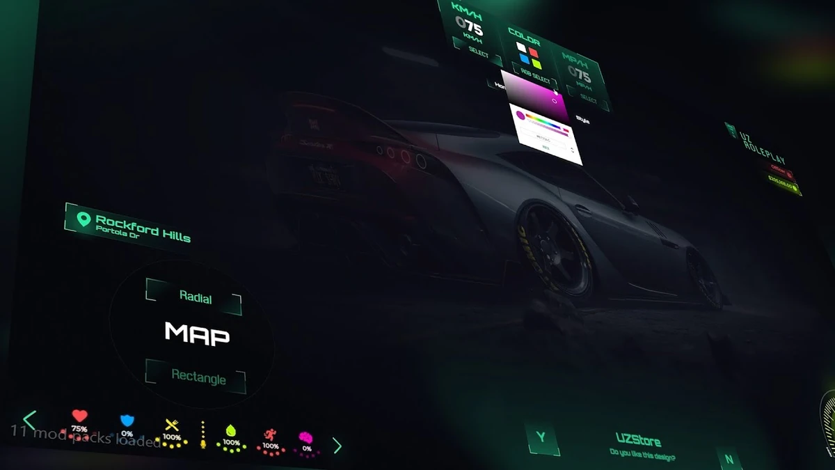 Trygon Hud v2 | Open source | ESX,QB