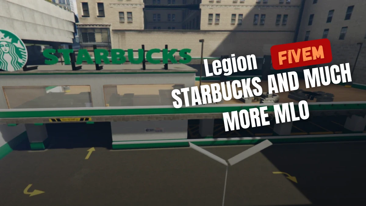Legion Starbucks And Much More (FiveM) MLO/YMAP