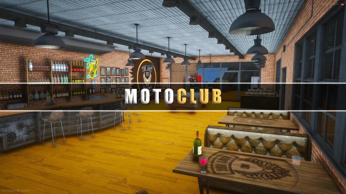 Motoclub – Fully Open Source FiveM Map | The Lost MC Hideout + Underground Garage