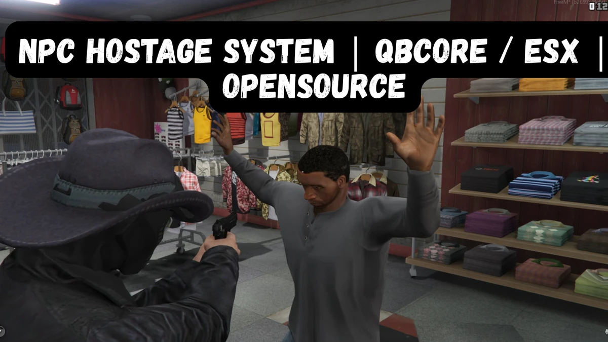 Qbcore Hostage Script NPC Hostage System | QBCore / ESX | Open | FiveM Mod Store