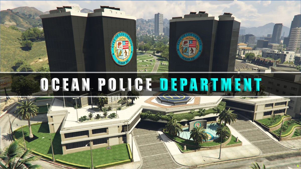 OCEAN POLICE DEPARTMENT – Fully Open Source FiveM MLO | Premium Police ...
