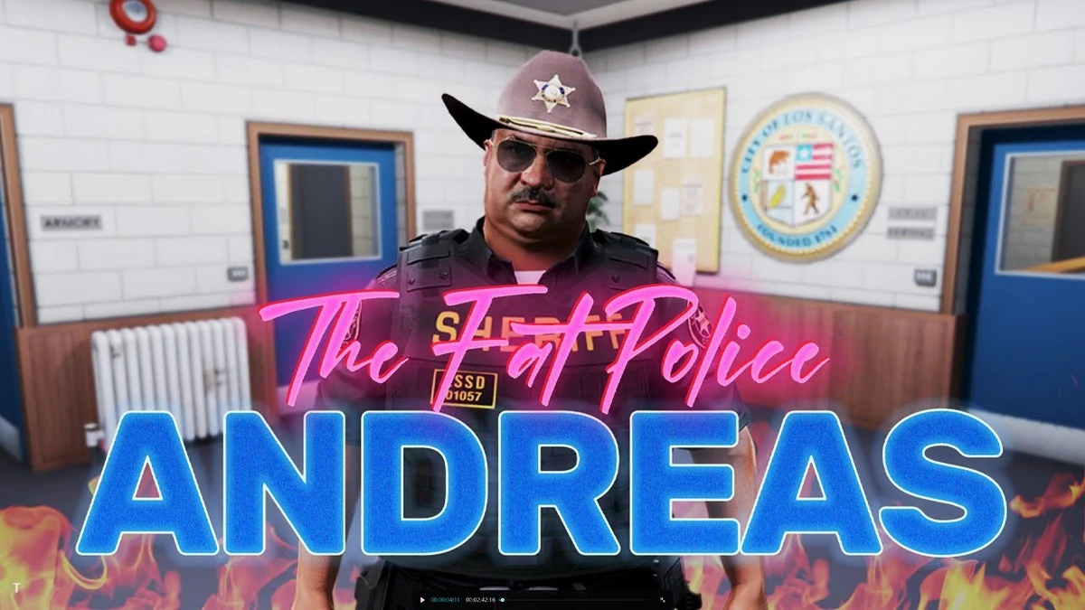 Andreas "The Fat Police" [Add On Clothes PED]