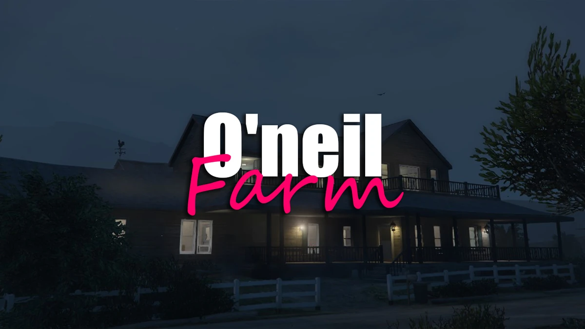 O'neil Farm MLO – Fully Open Source | Customizable Farmhouse & Barn Interior for FiveM