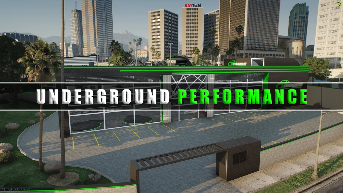 UNDERGROUND PERFORMANCE – Fully Open Source FiveM Mechanic Shop | Optimized MLO