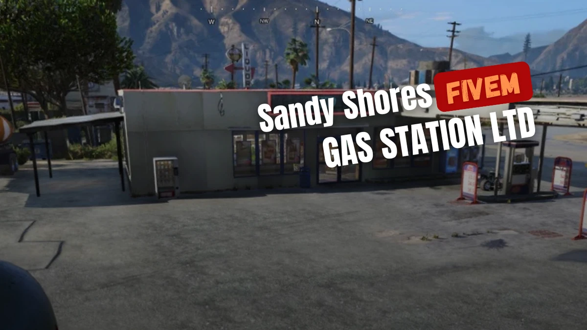 Sandy Shores Gas Station LTD (FiveM) MLO/YMAP