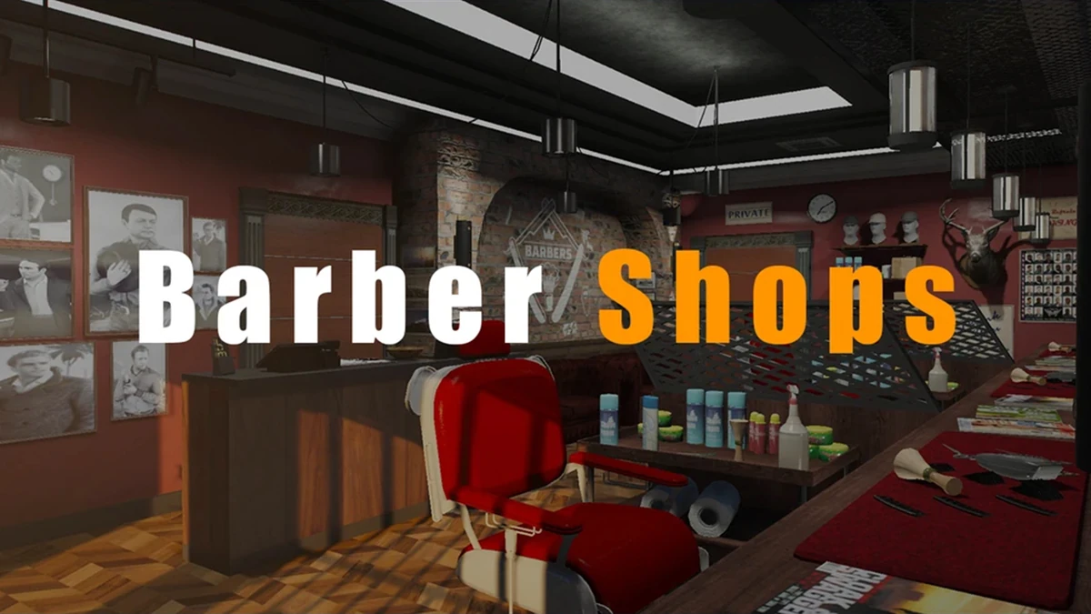 Barber Shops – Fully Open Source | FiveM Modern Barbershop MLO (All 6 Locations)