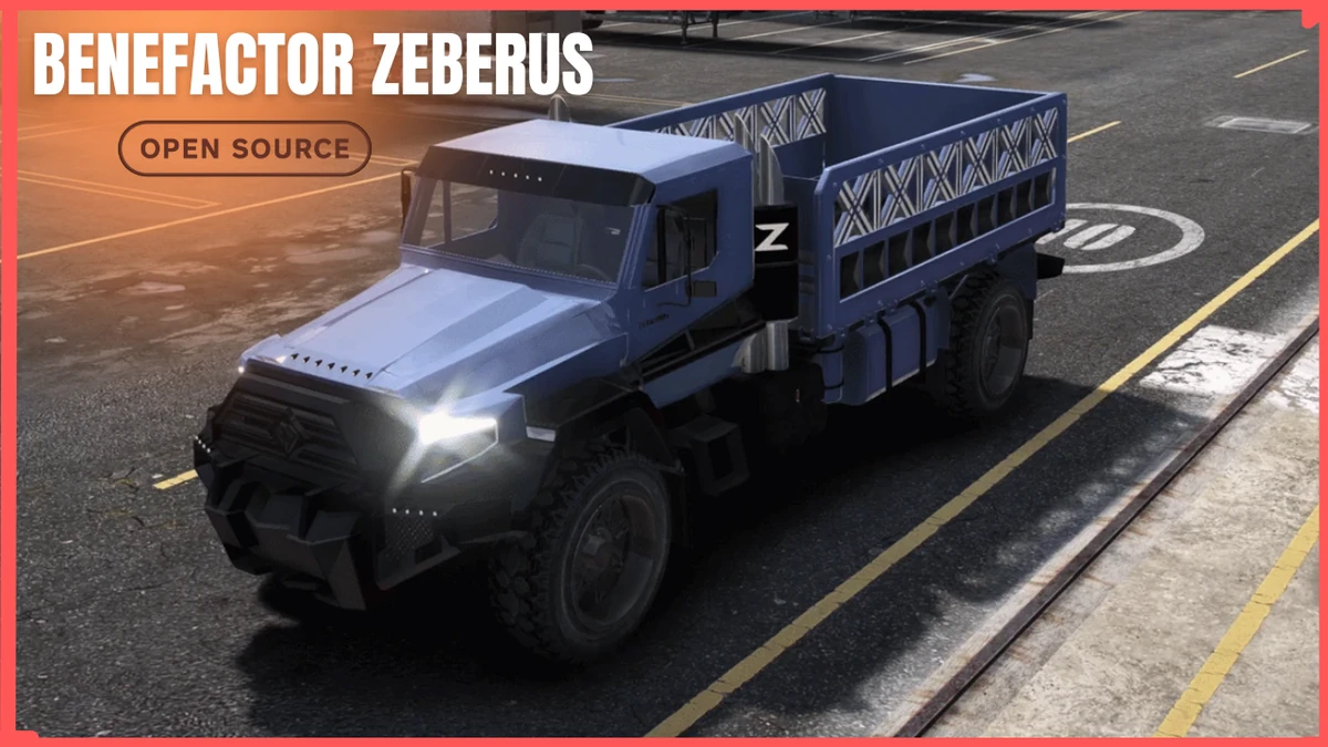 Benefactor Zeberus FiveM | Custom Offroad Truck | Open Source