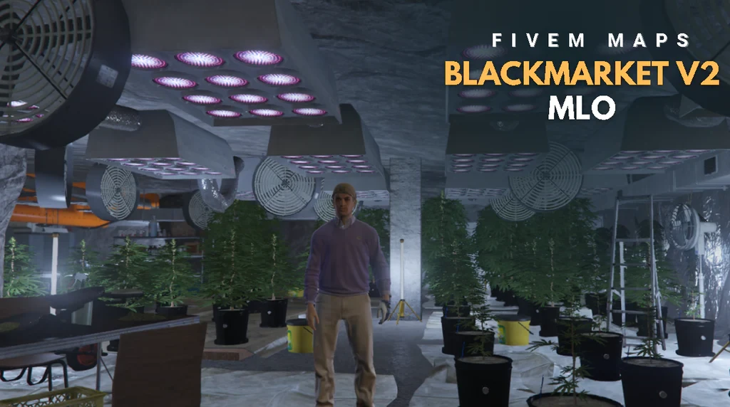 BlackMarket V2 MLO – FiveM Underground Trade Interior