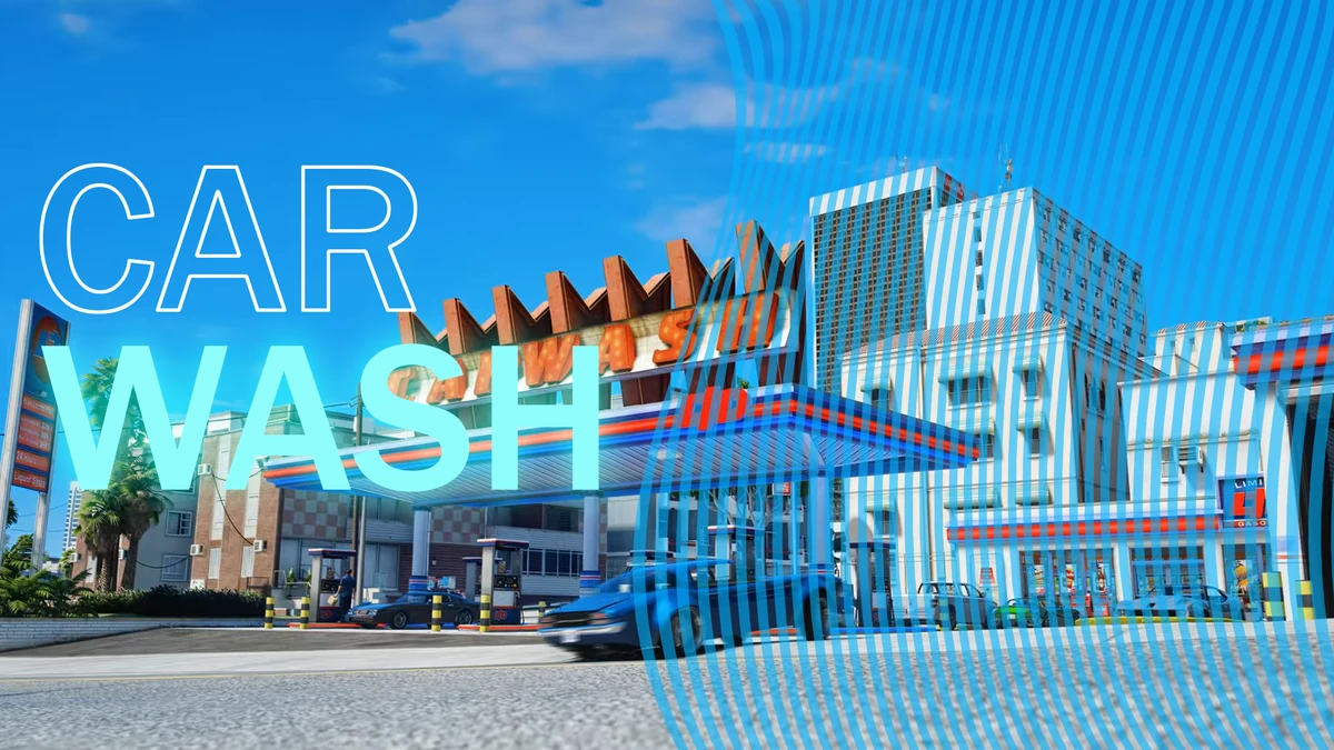 GTA V FiveM | Carwash & Mechanic MLO | Fully Open Source