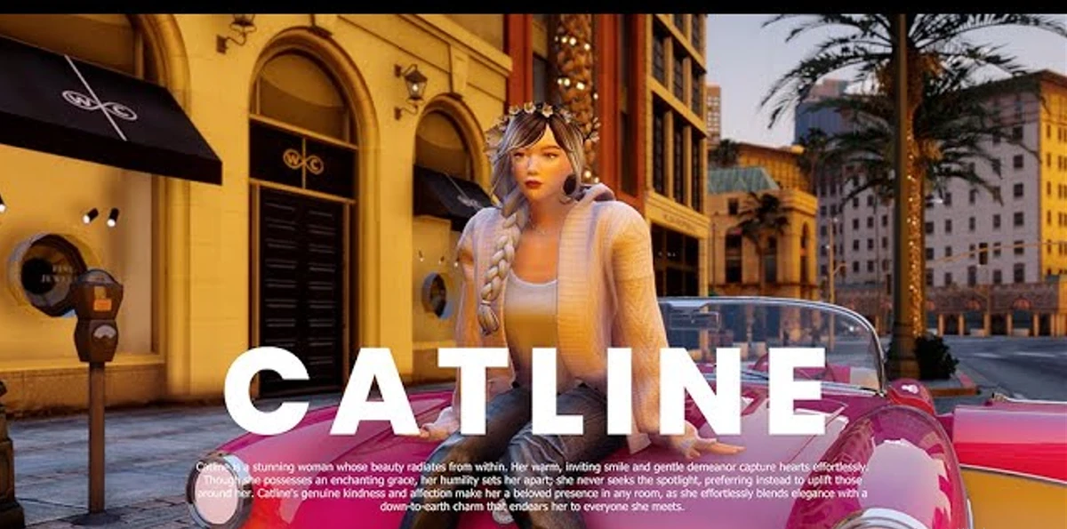 CATLINE [Add-On Custom Female Ped FiveM]