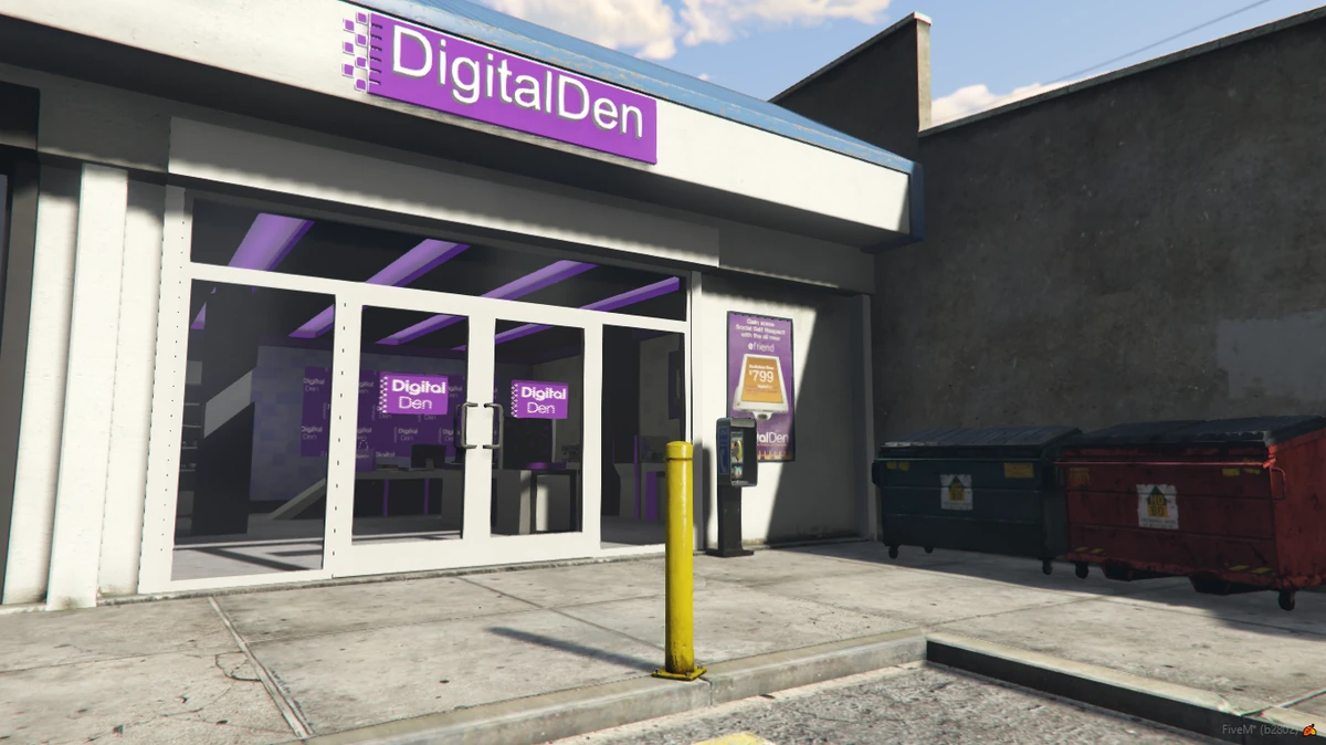 Digital Den – Fully Open Source | FiveM Electronic Store Interior ...