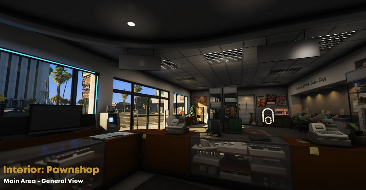 Pawnshops MAPPING – Fully Open Source | FiveM Interior | FiveM Mod Store