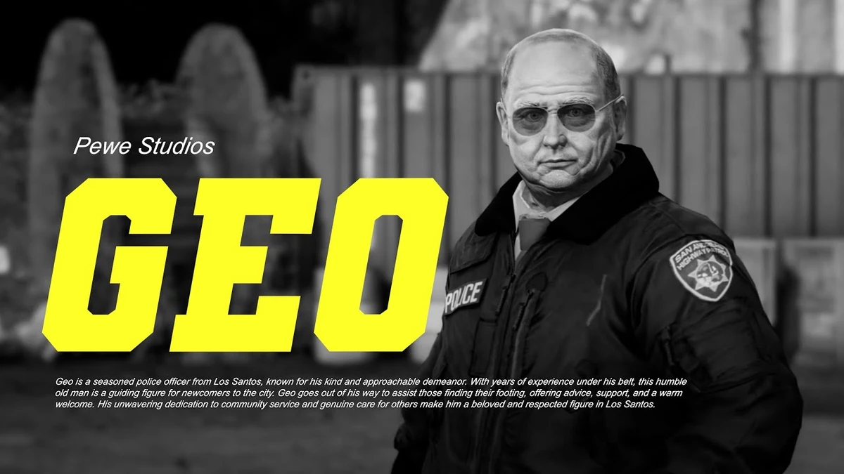 GEO - Senior Police Officer [Add-On Custom Ped FiveM]