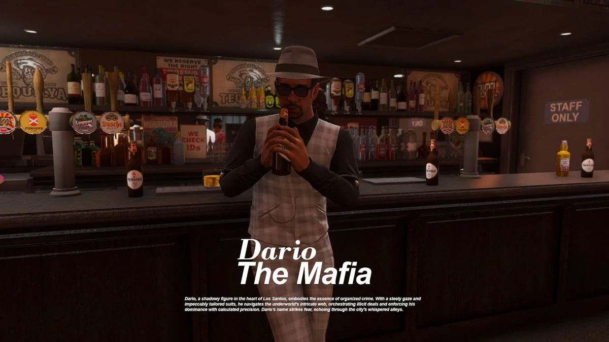 Dario The Mafia [Add-On Clothes Ped FiveM]