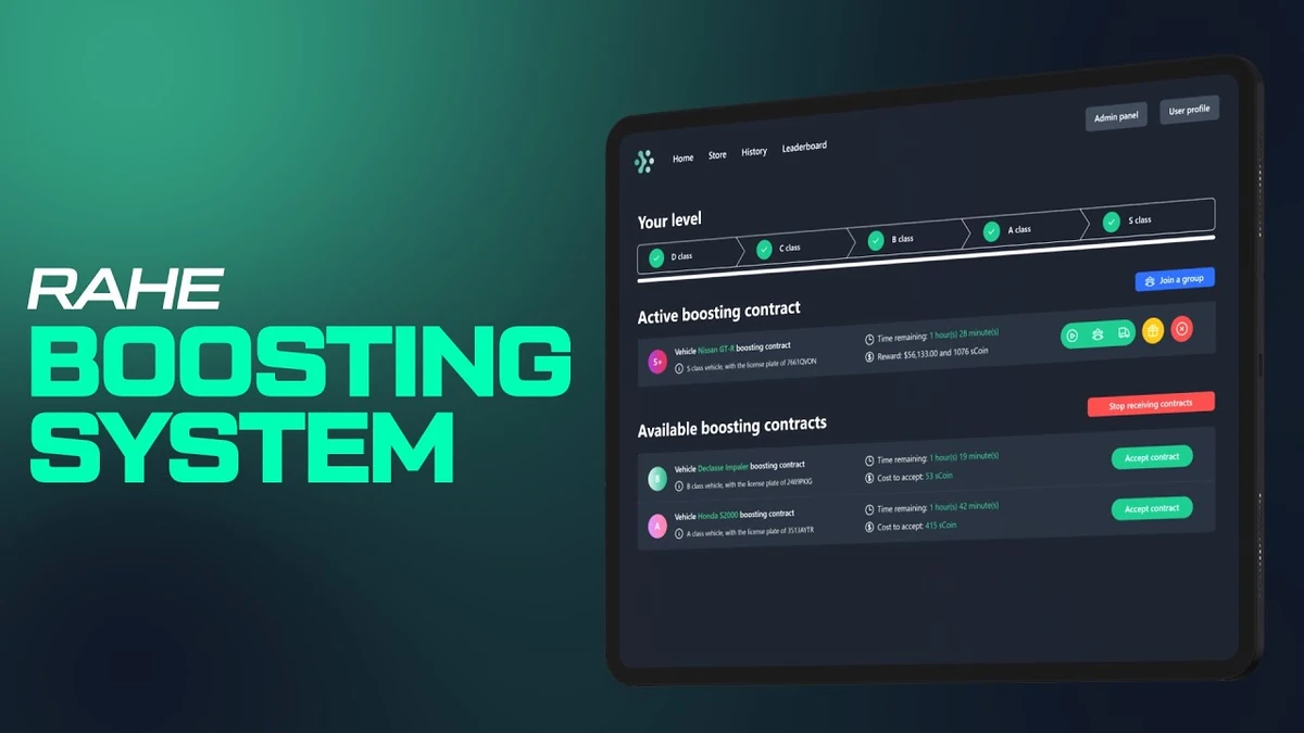 Boosting System FiveM