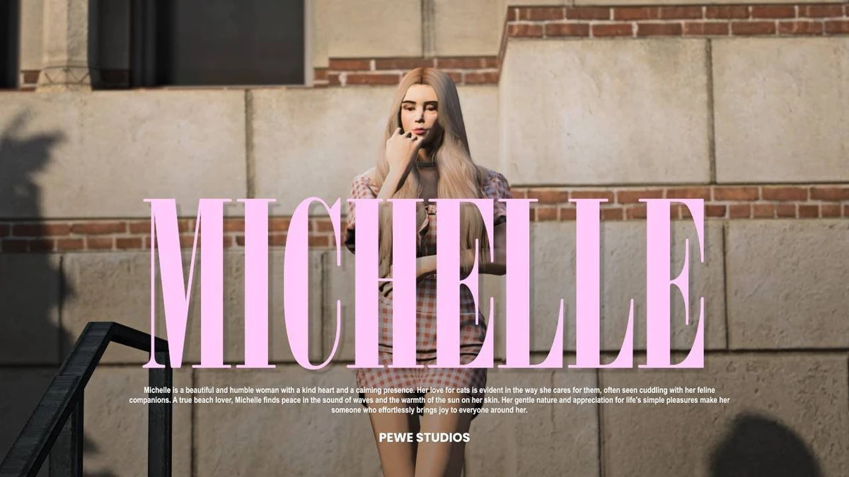 Michelle [Add-On Custom Female Ped FiveM]