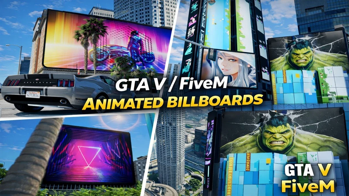 Animated Billboard FiveM | Open Source