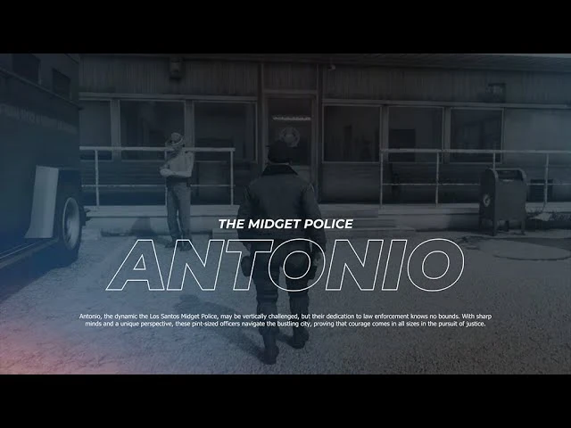 ANTONIO "THE MIDGET POLICE" [Custom Ped FiveM]