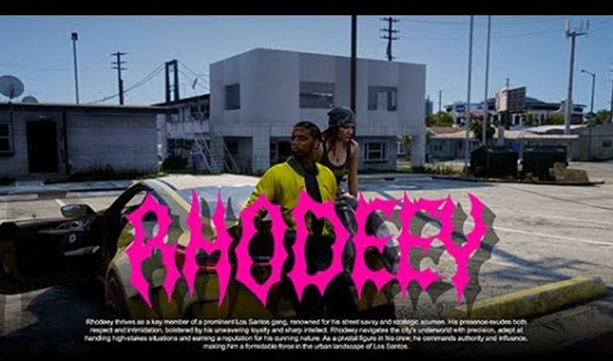 RHODEEY THE GANGSTER [Add-On Custom Ped FiveM]