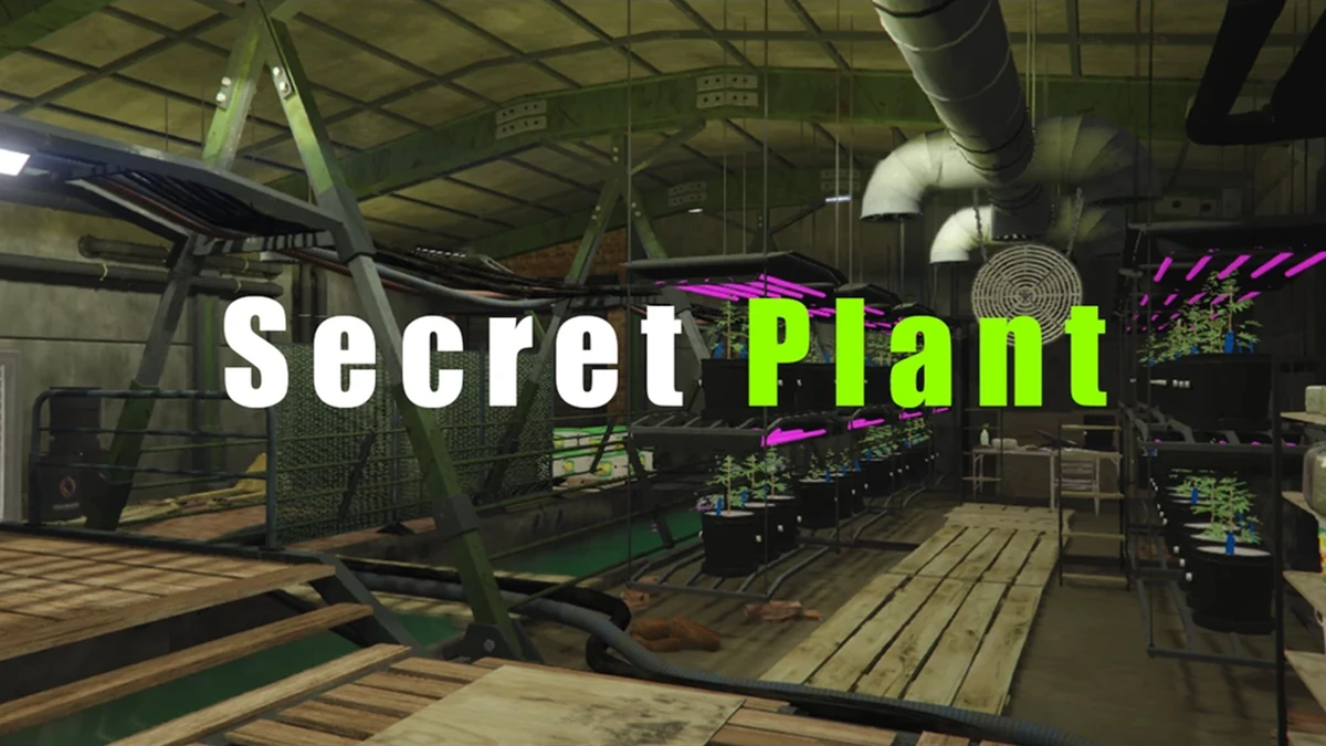 Secret Plant – Fully Open Source FiveM Interior (Illegal Business / Drug RP)
