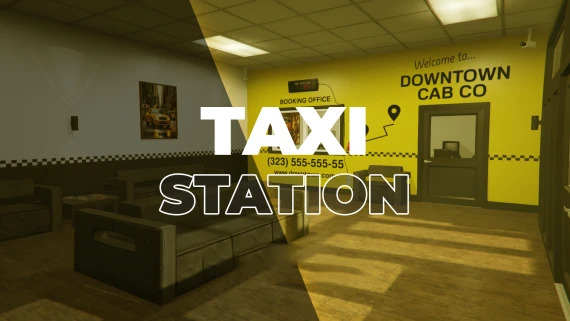Taxi Station MLO for FiveM – Fully Open Source | Start Your Own Taxi Empire