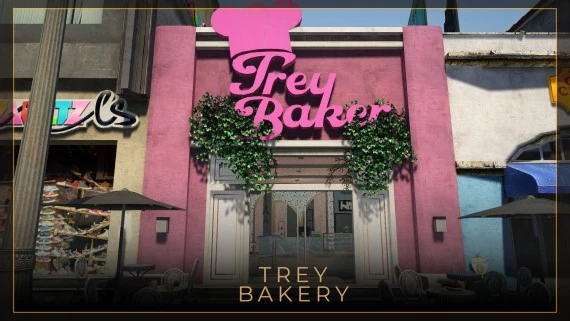 Trey Bakery & Cafe MLO – Fully Open Source FiveM Interior