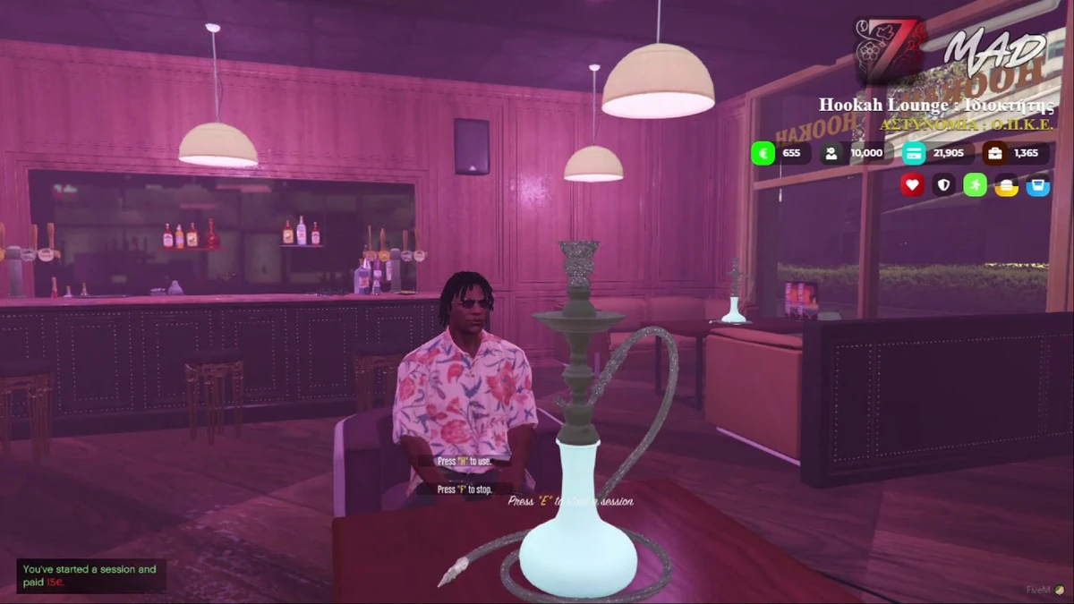 Hookah Lounge Job and MLO FiveM