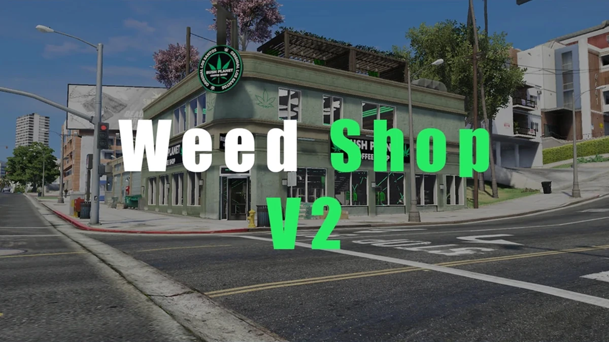 Weed Shop v2 – Bush Planet | Fully Open Source | FiveM MLO