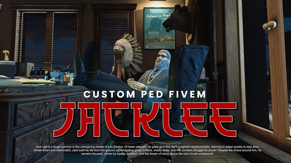 Jack Lee [Add-On Custom Ped FiveM]